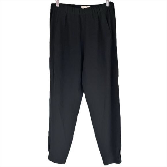 BABATON ARITZIA Dexter Black Ankle Pull-On Pants Size M Elastic Waist Pockets - Picture 3 of 8